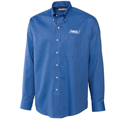 HL101<br>Men's Long Sleeve Nailhead Easy Care Shirt